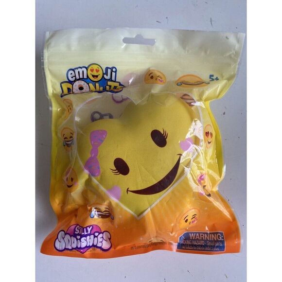 Silly Squishies Emoji Donut Squishy Foam Collectible Toy Sensory Slow Rising NEW - Picture 1 of 13